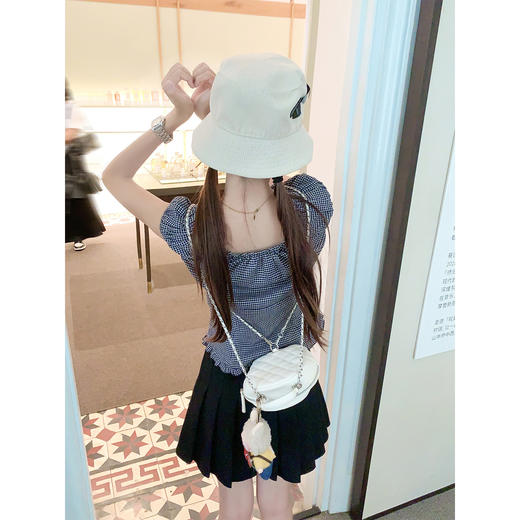 【129元任选2件】现货！韩系格子短袖 商品图4