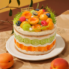 杏茶听夏（增高加量裸蛋糕）