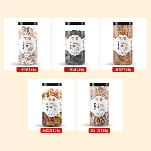 【广州帮扶】燕联丨喜悦山语菇菌干货礼盒 730g 商品图2