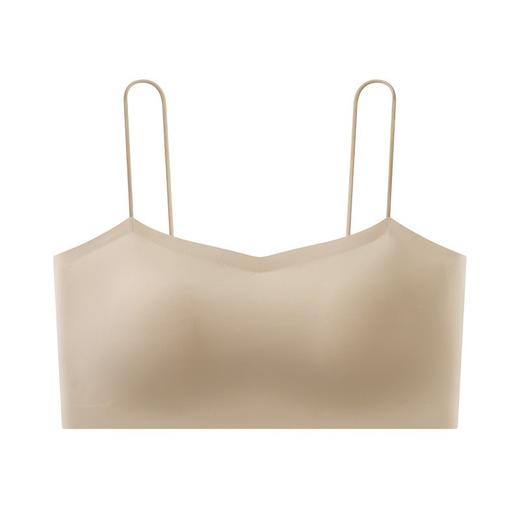 【GZ】无忧购59元2件粉底液无痕美背内衣抹胸细肩带光面一字围上托文胸3012（截单后3-5天发货) 商品图3