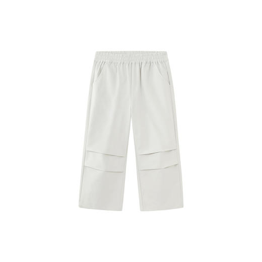 英氏女童裤子春秋女童阔脚长裤时尚宽松裤子休闲工装裤中大童长裤 商品图4