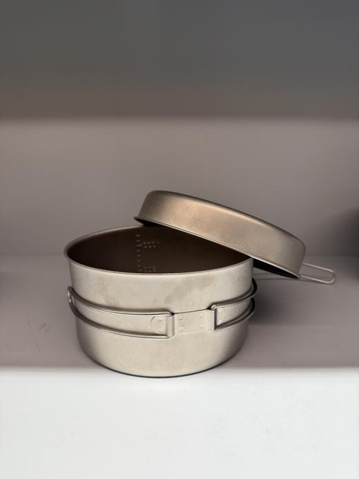 36100◇日本纯钛户外便携野炊锅具套装15cm 1300ml 商品图3