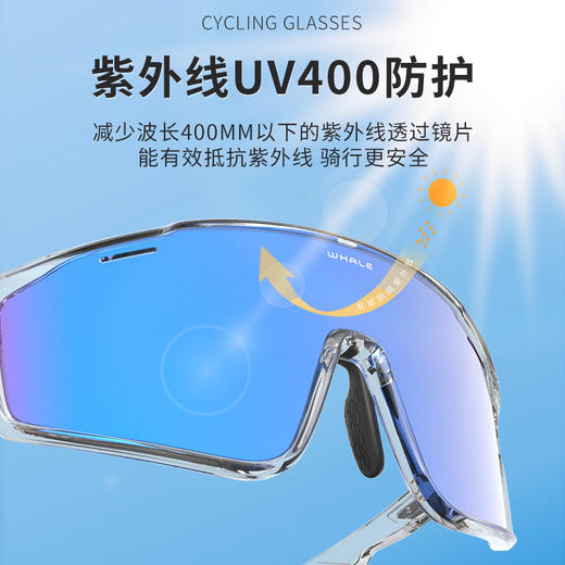鲸鱼R13骑行近视镜眼镜防风防紫外线自行车护目新款护目镜 商品图2