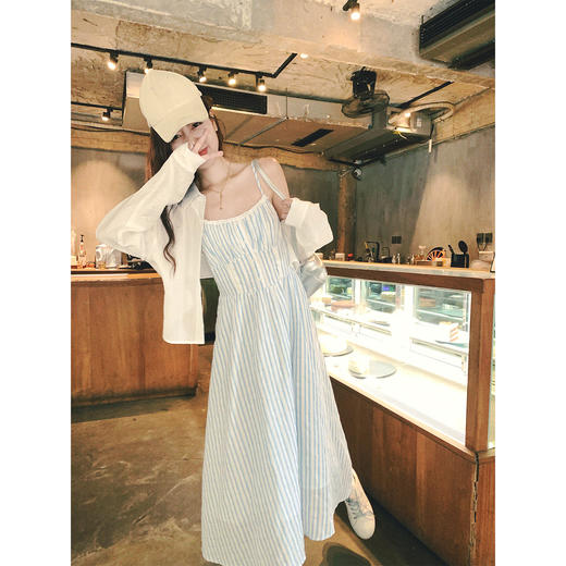 <曾小咸推荐>温柔风简约薄款微透防晒衬衫 商品图3