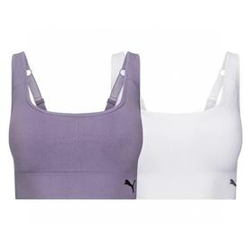 到手价159元 Puma女士瑜伽运动内衣文胸 2件装  美国代购，无中文标签，介意慎拍