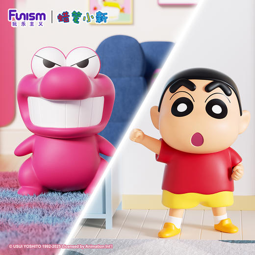 玩乐主义 大尺寸蜡笔小新鳄鱼山先生手办摆件周边公仔玩具 商品图1