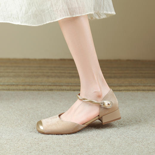 品质好货|Safiya/索菲娅2025透气舒适百搭不累脚玛丽珍凉鞋SFD2114737 商品图6