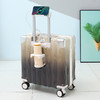【隐藏式折叠杯架！出行更好的释放双手】18寸行李箱小型可登机新款铝框静音万向轮拉杆箱包多功能旅行箱子。ry 商品缩略图8