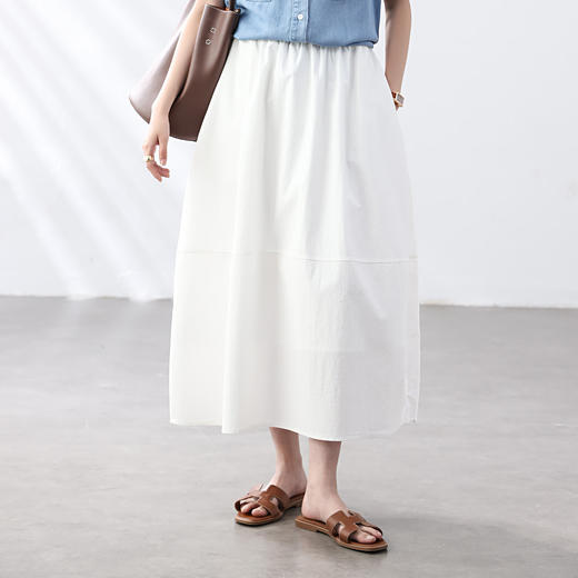 馥迦通勤百搭显瘦半身裙 商品图2