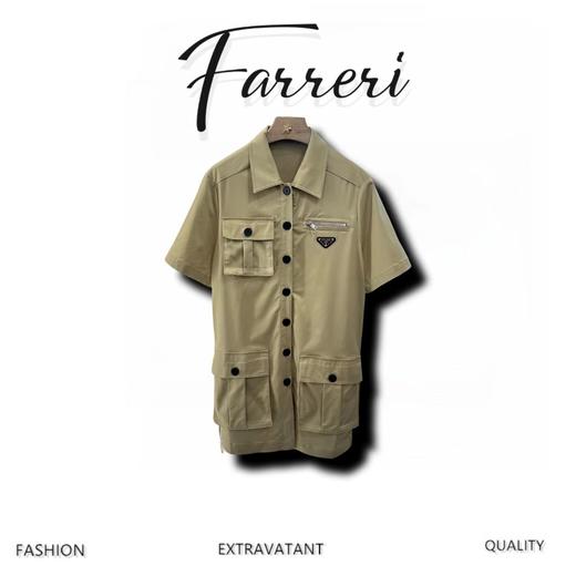 ♥P家♥2025新品上架       工装腰带连衣裙 商品图0