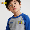 【官方正版】巴塞罗那俱乐部｜巴萨CAT短袖灰蓝拼色儿童棉质T恤 商品缩略图0