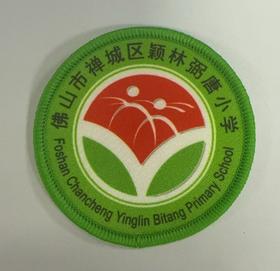 通版佛山市禅城区颖林弼唐小学包边校徽服姓名贴章可缝烫现货发51