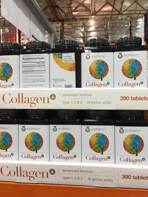 高级胶原蛋白！美国youtheory 390粒 含18种氨基酸 商品图1
