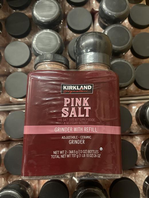 149元/2瓶装737g  Kirkland喜马拉雅粉盐 一瓶是替换装 美国代购，无中文标签，介意慎拍 商品图4