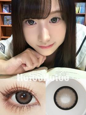 <月抛大直径>KIKICON-乌云荔荔 灰-14.5mm【月抛 0-1000度 含525/575】