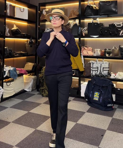 休闲直筒微修身西装长裤（偏小两个码） 商品图1