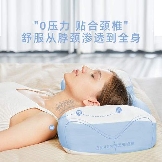 笙观相沐记忆棉枕头 慢回弹记忆棉 颈椎支撑 触感舒适 享受自然好睡眠 商品图10