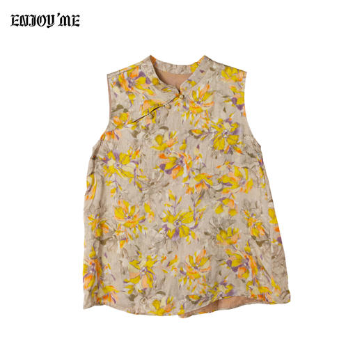 【门店同款】ENJOY夏季云敛-“乐染东方”满庭花开上衣 163694887 商品图4