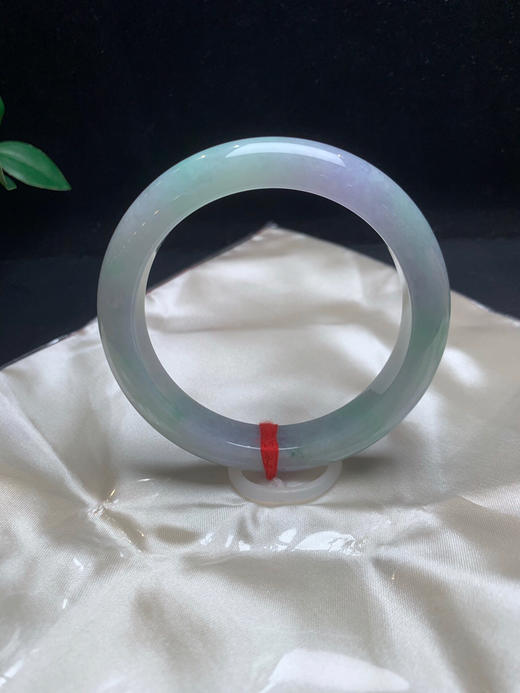 620434，62淡春彩手镯，淡紫罗兰飘清新绿，整体干净清新 商品图3