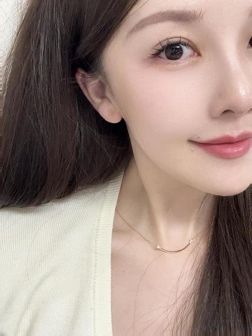 蒂芙尼 T新版微笑满钻项链 v金材质闪闪惹人爱✨（XTY） 商品图6