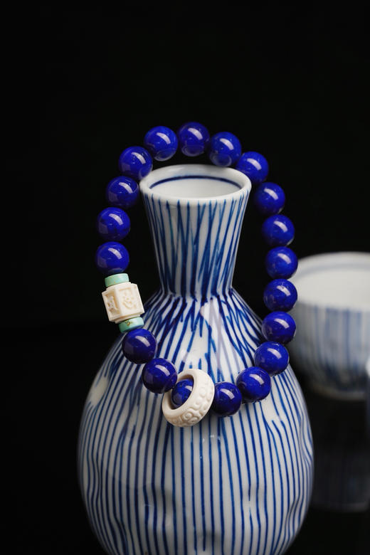 青金猛犸牙手串 商品图0