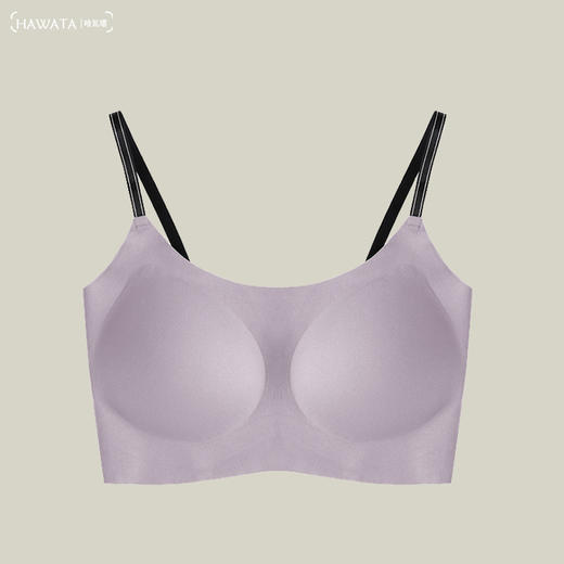 哈瓦塔无痕撞色吊带背心文胸H350145 商品图5