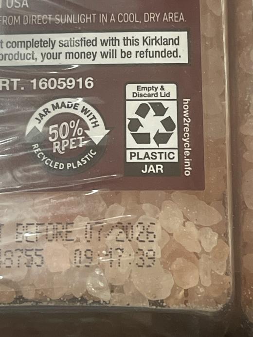 149元/2瓶装737g  Kirkland喜马拉雅粉盐 一瓶是替换装 美国代购，无中文标签，介意慎拍 商品图6