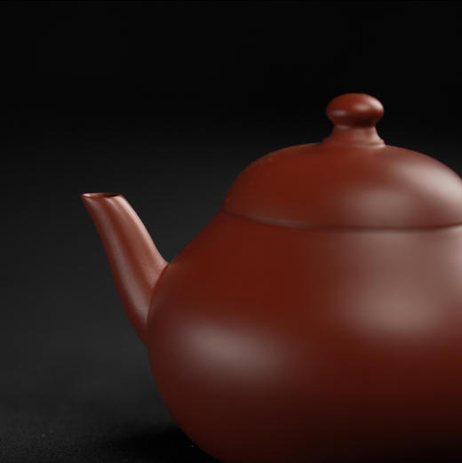 明德园丨朱泥矮梨壶110cc-红陶文创 商品图4