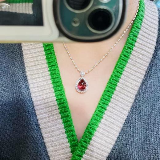 14.3ct素素面碧玺吊坠 商品图8