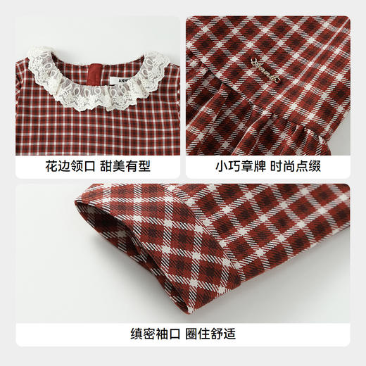 女童连衣裙秋季新款安奈儿童装EG533570 商品图4