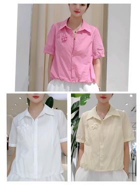 54X180时尚短袖衬衫