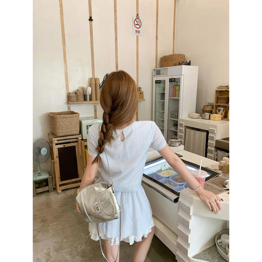 【折后再享2件88折】现货秒杀！微信打折价！简约小格子气质套装 日常219.99 立减90 秒杀129.99！ 商品图4