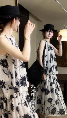 碎花——天丝套装