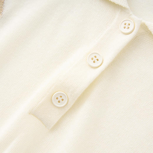 「高货wl」全新升级【铂金会员220/天猫289/差价69】(00723)洛诗琳减龄16针密织超细天丝亚麻菱格纹短袖针织上衣女 商品图3