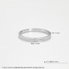 【限时8.8折】【线上铂金馆】PT950 【国际铂金协会】铂金实心固口车花仿钻圈戒线戒（面宽约1.7-2.1mm）(BJZ00270)预售产品下单后不退款不退货不换货不补差价) 商品缩略图4