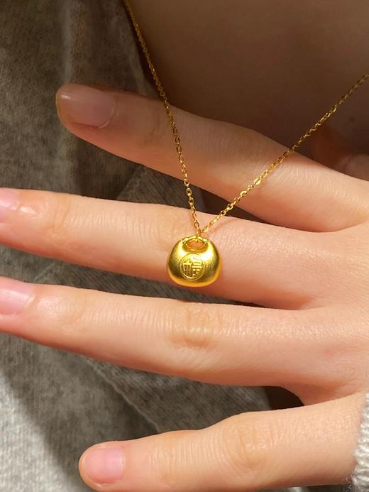 足金黄金福气包锁包MEMORA诗普琳HP609601（一口价） 商品图0