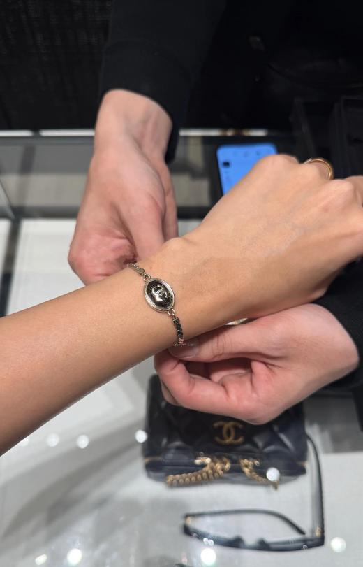 香奈儿流晶椭圆黑石手链（XJ） 商品图4