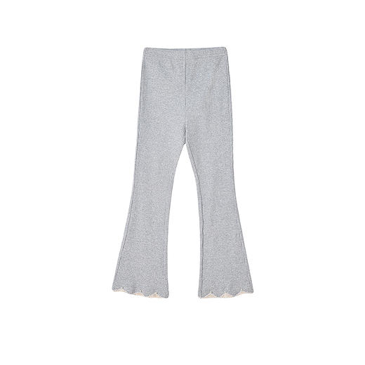 笛莎Deesha 童装女童裤子2025秋新款女童修身喇叭打底裤 商品图4