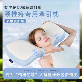 【慢回弹记忆棉 颈椎支撑 触感舒适】笙观相沐记忆棉枕头