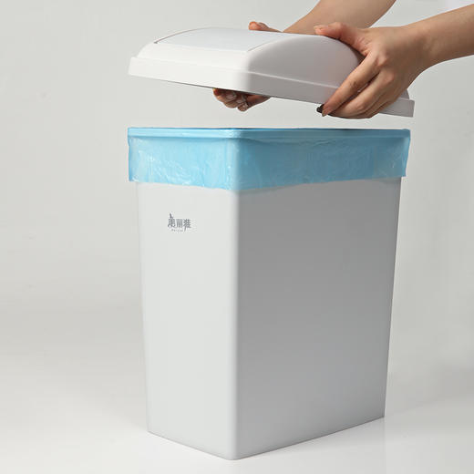 【批发】美丽雅日式摇盖垃圾桶15L大号 1套 商品图2