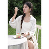 鹿向南「白苎花吟」条纹防晒休闲长袖衬衫夏季新款时尚通勤衬衣女 商品缩略图4