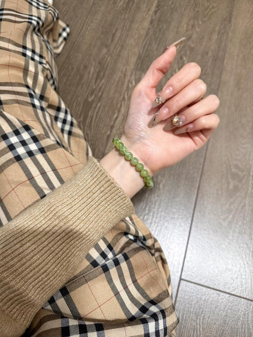 天然岫玉手串 商品图0