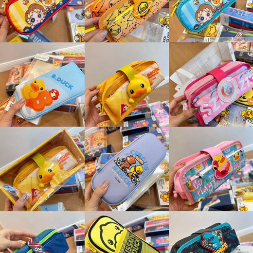 【清仓特价！款式随机发！非质量问题不退换】香港YOME正品文创多层立体笔袋 款式多样轻松收纳文具 开学必备 商品图7