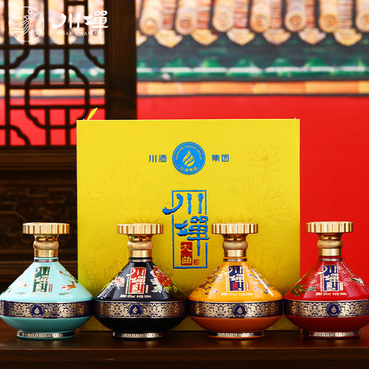 热卖中！！【百亿国企倾力打造】川婵大曲500ml*4礼盒装 52°浓香型白酒 商品图4