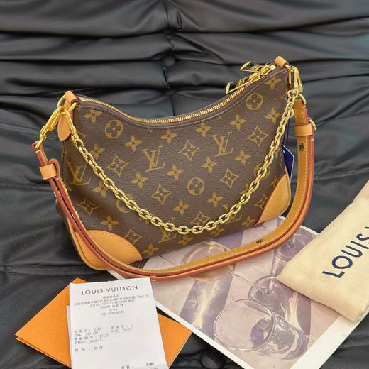 LV boulogne 老花 牛角包 商品图0