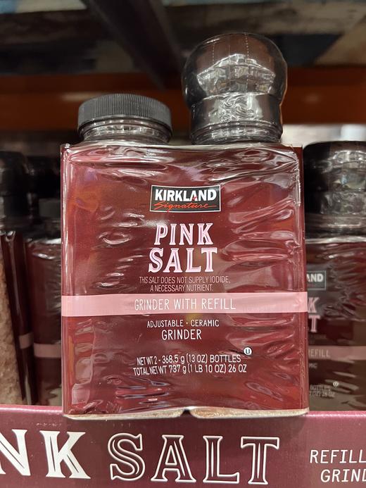 149元/2瓶装737g  Kirkland喜马拉雅粉盐 一瓶是替换装 美国代购，无中文标签，介意慎拍 商品图0