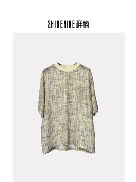 S525412337个性梭织短袖T恤