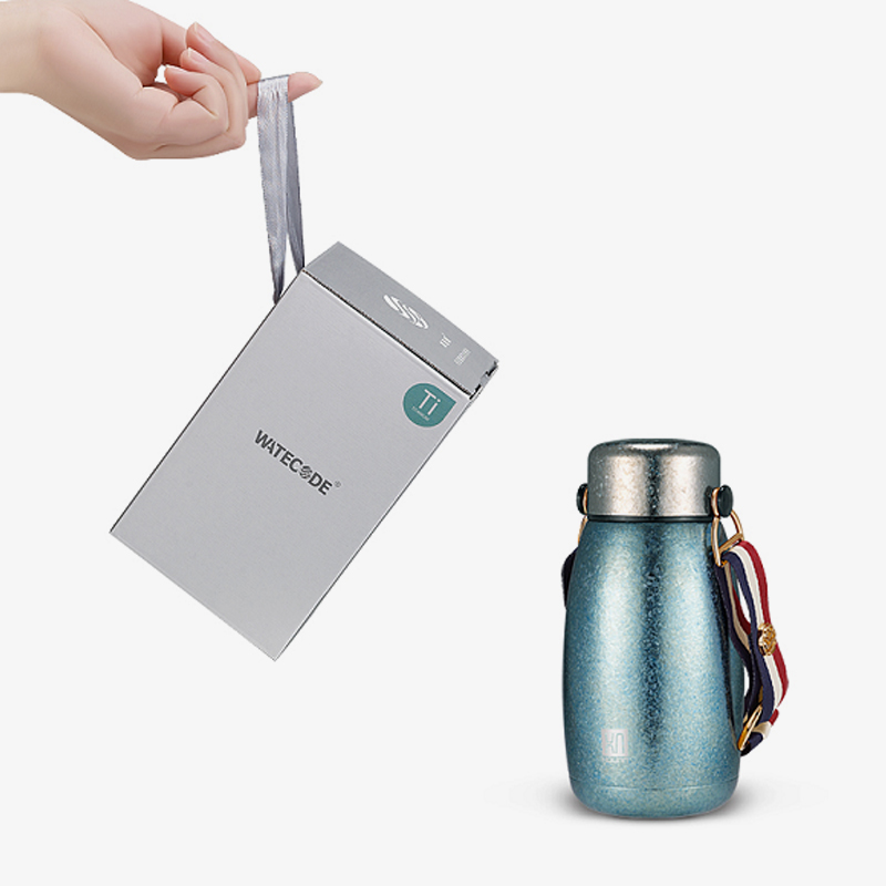 厚岸双层纯钛保温杯丨迷你小巧便携 高端保温杯纯钛水杯