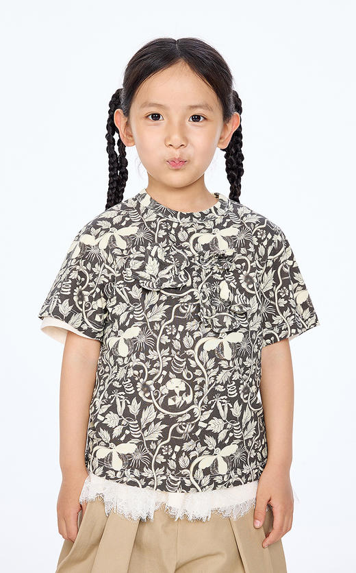 jnby   25年秋款  短袖T恤 1P7112130 商品图3