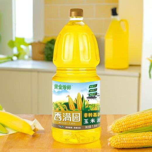 香满园黄金珍鲜玉米油非转1.8L 商品图1